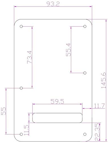 Dopro Strat Guitar Back Plate St Trem Tremolo Cover Fits Usa/Mexican Standard Fender Stratocaster Aged Pearl